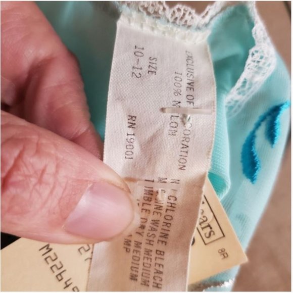 Vintage 60’s Sears Slip Nightie Embroidered Lingerie New With Original Tags! - Picture 5 of 6